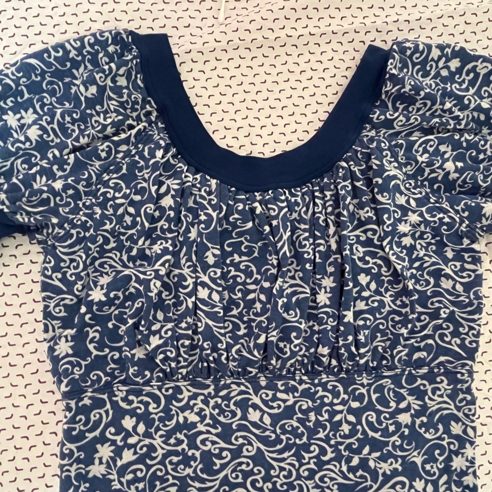 New T-shirt Hard Tail Size Small Navy And White Color Short Sleeve - Picture 3 of 5